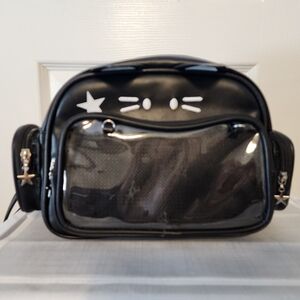 Black and White Star Crossbody Bag